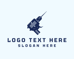 Tool - Industrial Drill Tool logo design