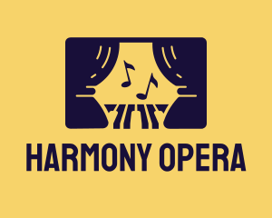 Opera - Musical Theatre Stage logo design