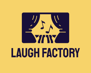 Comedy - Musical Theatre Stage logo design