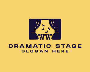 Musical Theatre Stage  logo design