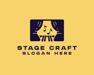 Musical Theatre Stage  logo design