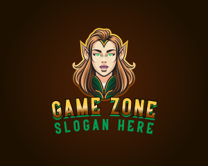 Female Elf Gaming logo design