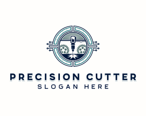 Mechanical Laser Technician logo design