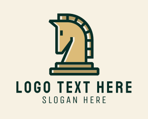 Chess - Horse Chess Piece logo design
