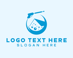 Cleaning Services - Pressure Washing House logo design