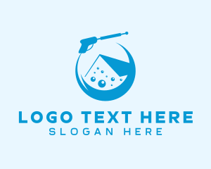 Cleaning Service - Pressure Washing House logo design