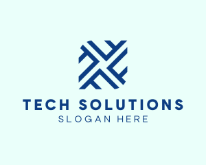 Solutions - Professional Company Letter F logo design