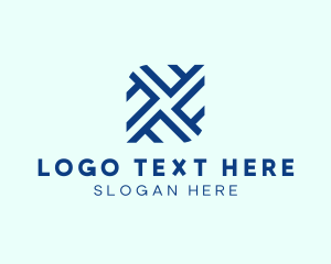 Geometric - Professional Company Letter F logo design