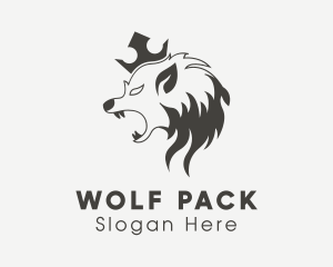 Wolf Crown Sigil logo design