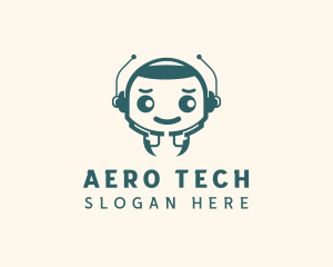 Tech Support Robot  logo design