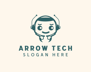 Tech Support Robot  logo design