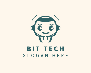 Tech Support Robot  logo design