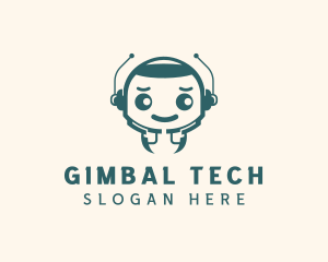 Tech Support Robot  logo design