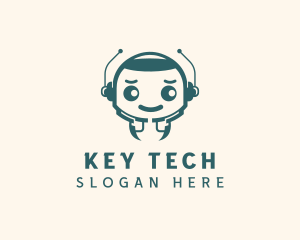 Tech Support Robot  logo design