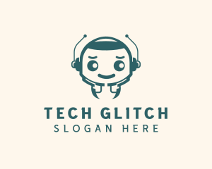 Tech Support Robot  logo design