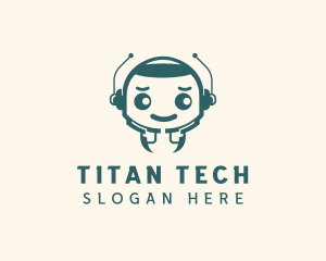 Tech Support Robot  logo design