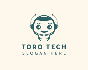 Tech Support Robot  logo design