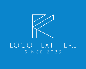 Exclusive - Modern Tech Letter K logo design