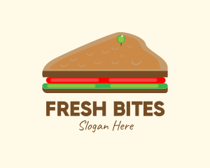 Sandwich - Sandwich Snack Cafeteria logo design