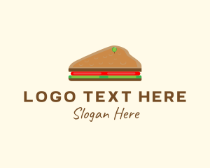 Eat - Sandwich Snack Cafeteria logo design
