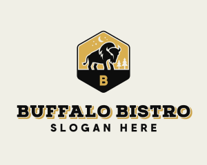 Wild Buffalo Ranch logo design