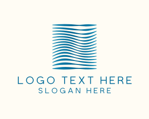 Accounting - Creative Wave Lines Business logo design