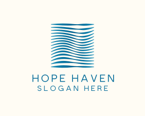 Ocean - Creative Wave Lines Business logo design