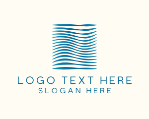 Creative Wave Lines Business Logo