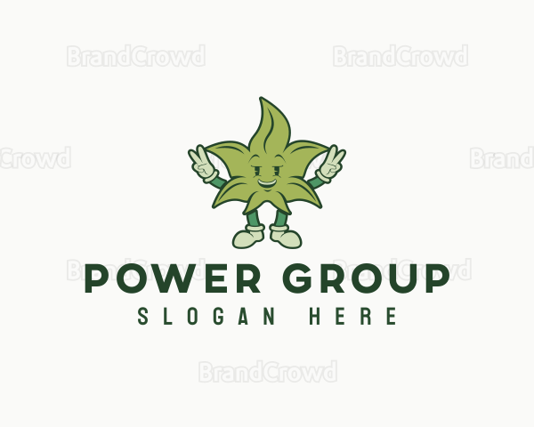 Hemp Marijuana Leaf Logo