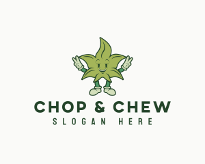 Marijuana - Hemp Marijuana Leaf logo design