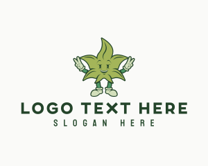 Hemp Marijuana Leaf Logo