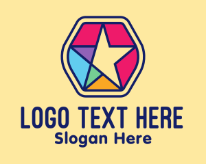 Playground - Colorful Generic Star logo design