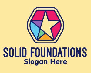 Colorful Generic Star  Logo