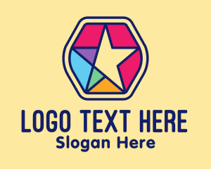 Colorful Generic Star  Logo