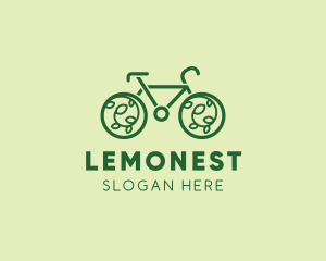 Eco Friendly - Eco Green Bicycle logo design