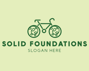 Sports - Eco Green Bicycle logo design