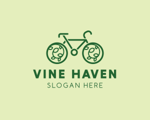 Eco Green Bicycle logo design