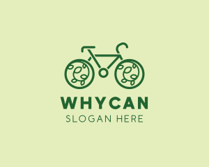 Bike Store - Eco Green Bicycle logo design