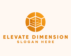 Modern 3D Digital Cube logo design