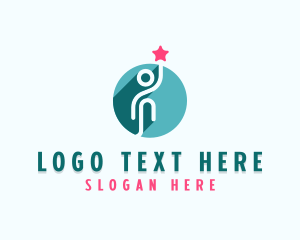 Human - Leadership Corporate Organization logo design