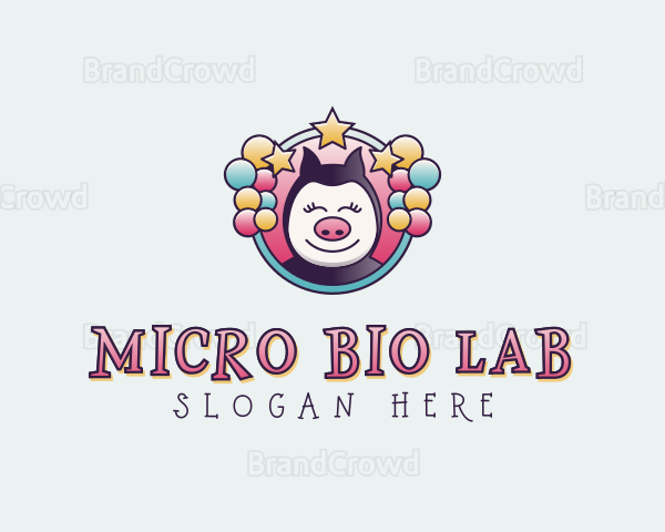 Pig Party Balloons Logo