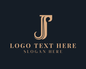 Wedding Planner - Antique Craftsman Letter J logo design