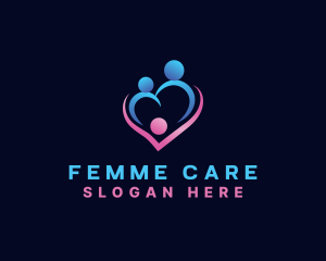 Heart Family Care logo design