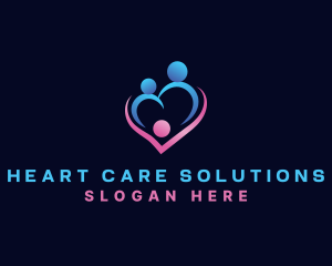 Heart Family Care logo design