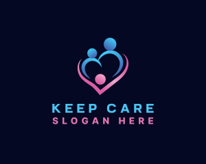 Heart Family Care logo design