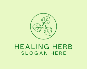 Natural Organic Herbs  logo design