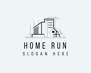 Urban Home Architecture  logo design