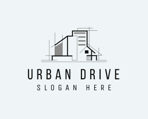 Urban Home Architecture  logo design