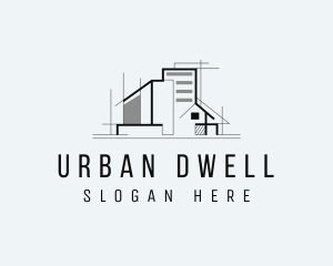 Urban Home Architecture  logo design