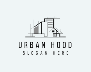 Urban Home Architecture  logo design